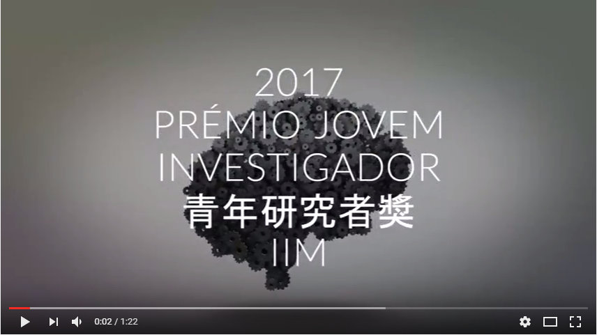 Prémio Jovem Investigador 2017