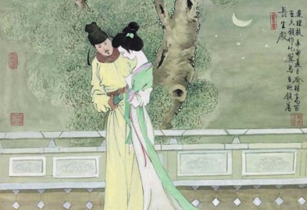Reencontro das almas do Imperador e de Yang.
