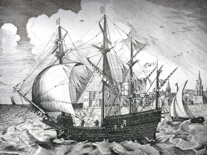 Nau portuguesa do século XVI em Antuérpia